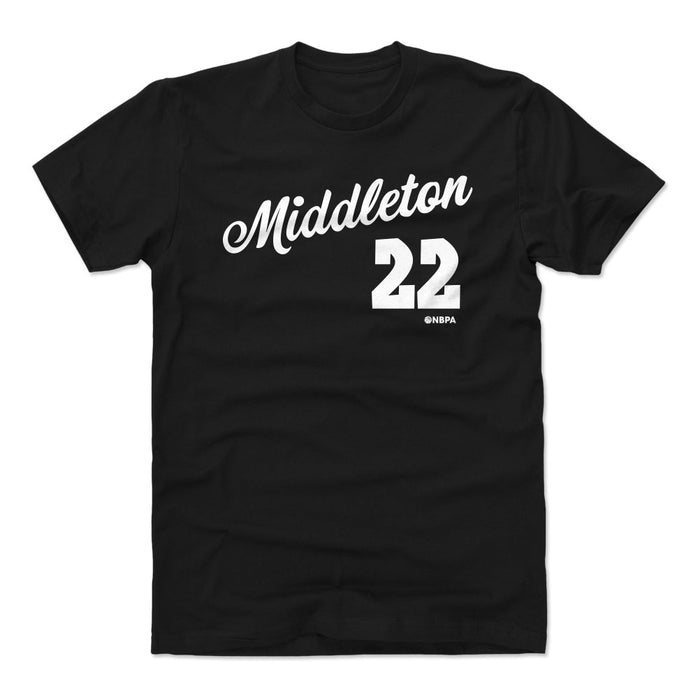 Khris Middleton Milwaukee Script WHT