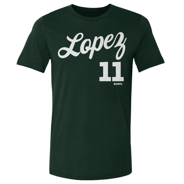 Brook Lopez Milwaukee Script WHT