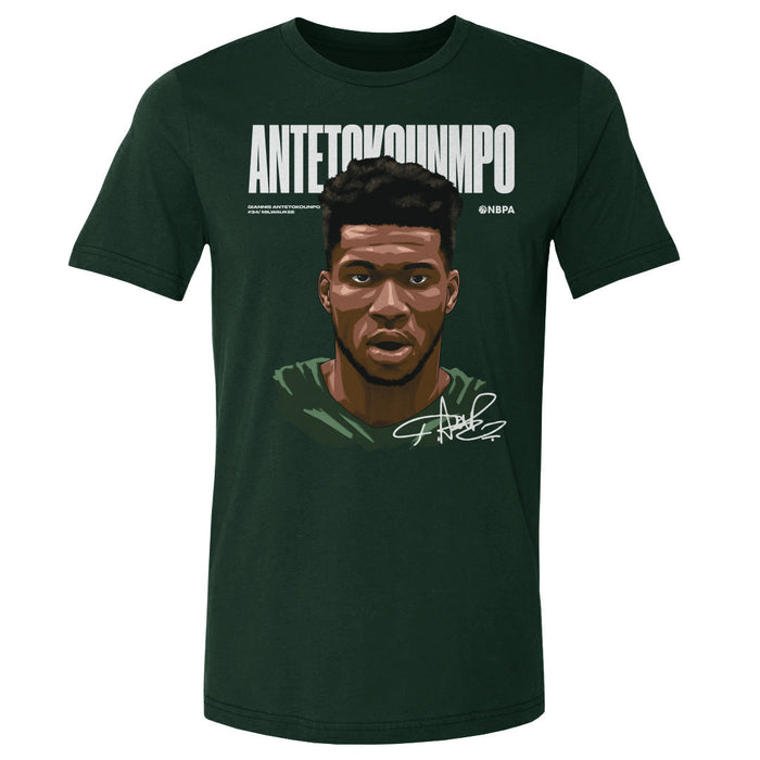 Giannis Antetokounmpo Game Face WHT