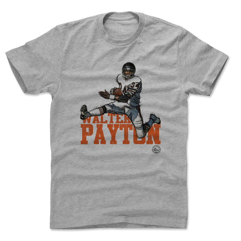 Heather Gray T-Shirt featuring design named Walter Payton Legendary Running Back