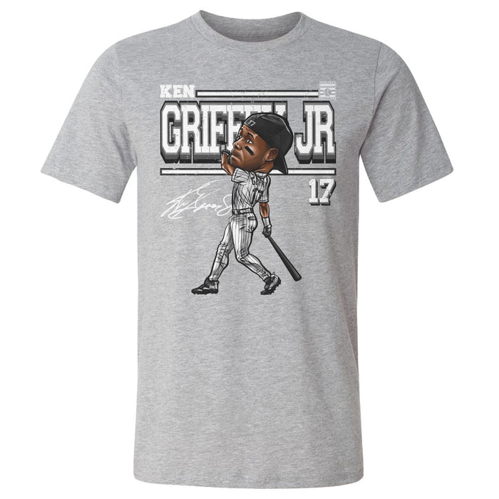 Ken Griffey Jr. Chicago W Cartoon WHT