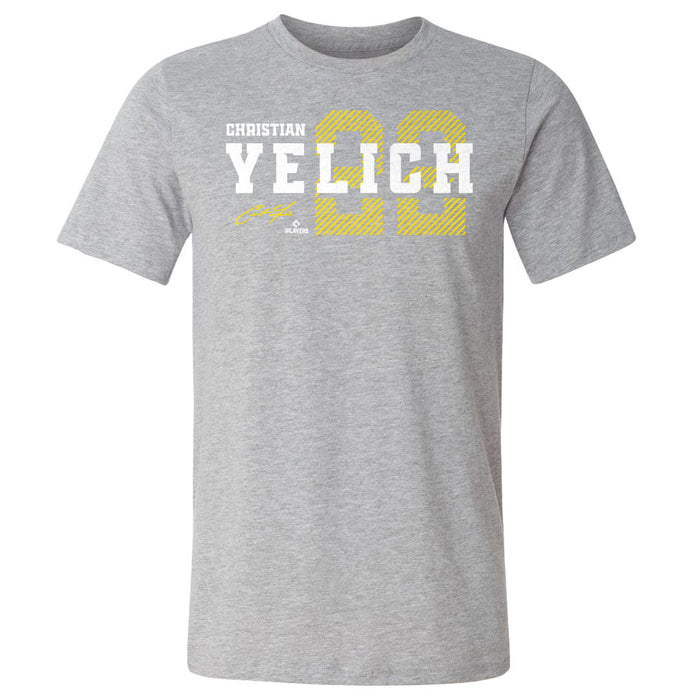 Christian Yelich Milwaukee Type WHT