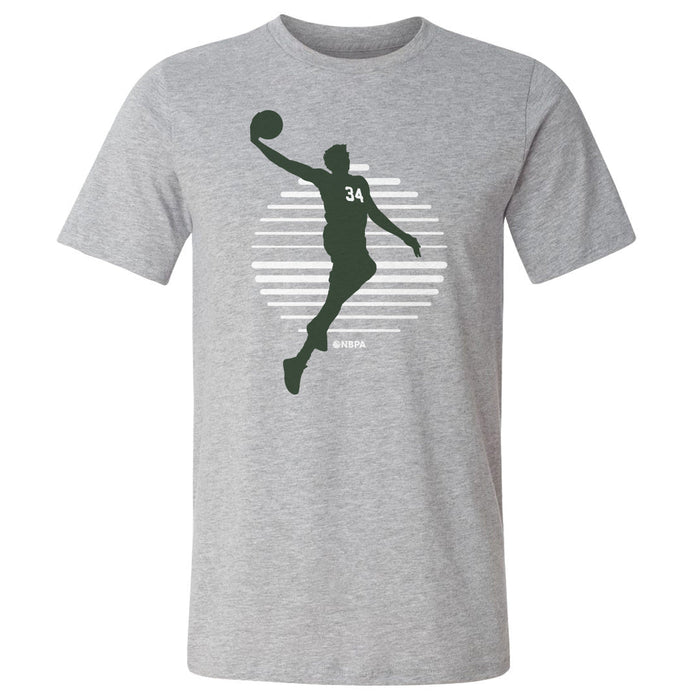 Giannis Antetokounmpo Silhouette Lines WHT