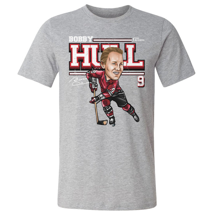 Bobby Hull Chicago Cartoon WHT