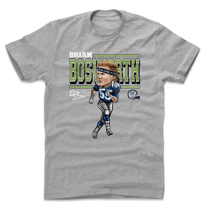 Brian Bosworth Cartoon WHT