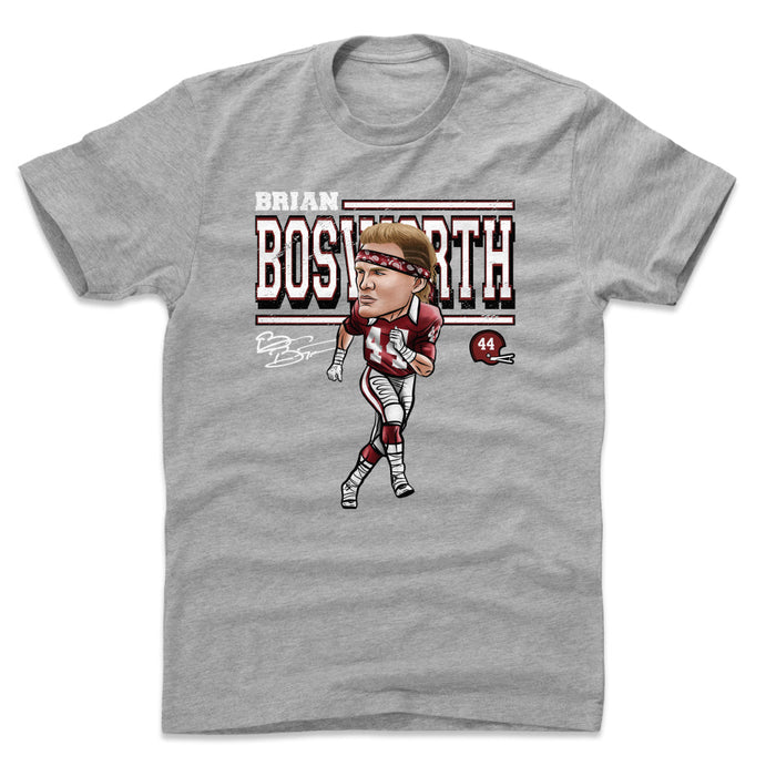 Brian Bosworth Oklahoma Cartoon WHT