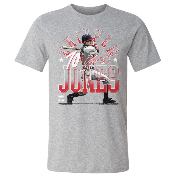 Chipper Jones Atlanta Arch WHT