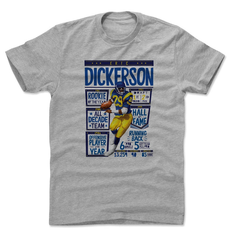T-Shirt featuring design named Eric Dickerson Stats B, product image 1 of 2