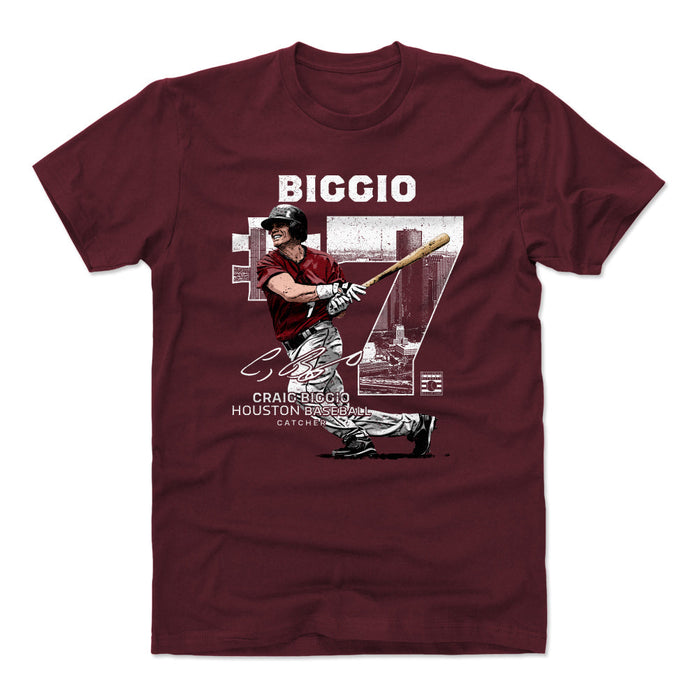 Craig Biggio Throwback Number WHT