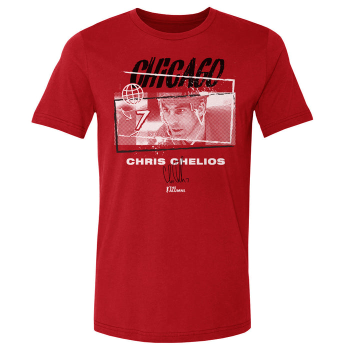 Chris Chelios Chicago Tones WHT