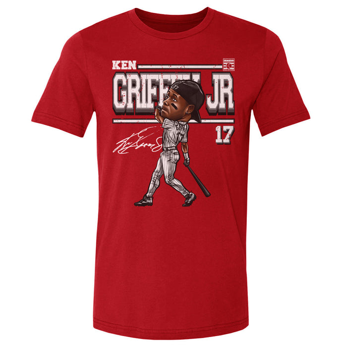 Ken Griffey Jr. Chicago W Cartoon WHT