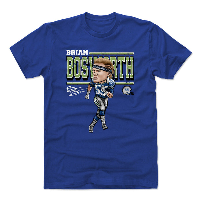 Brian Bosworth Cartoon WHT