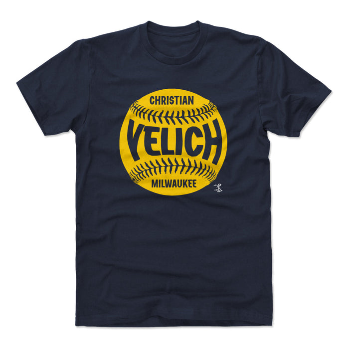 Christian Yelich Milwaukee Baseball WHT