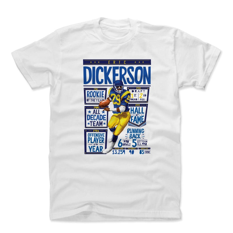 T-Shirt featuring design named Eric Dickerson Stats B, product image 2 of 2