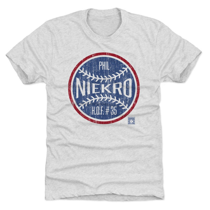 Tri Ash T-Shirt featuring design named Phil Niekro Ball B