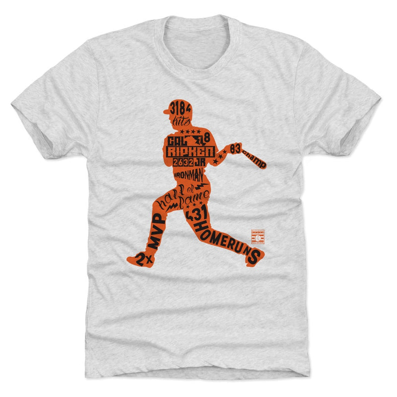 T-Shirt featuring design named Cal Ripken Jr. Letters O, product image 1 of 2