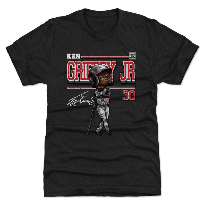 Ken Griffey Jr. Cincinnati Cartoon WHT