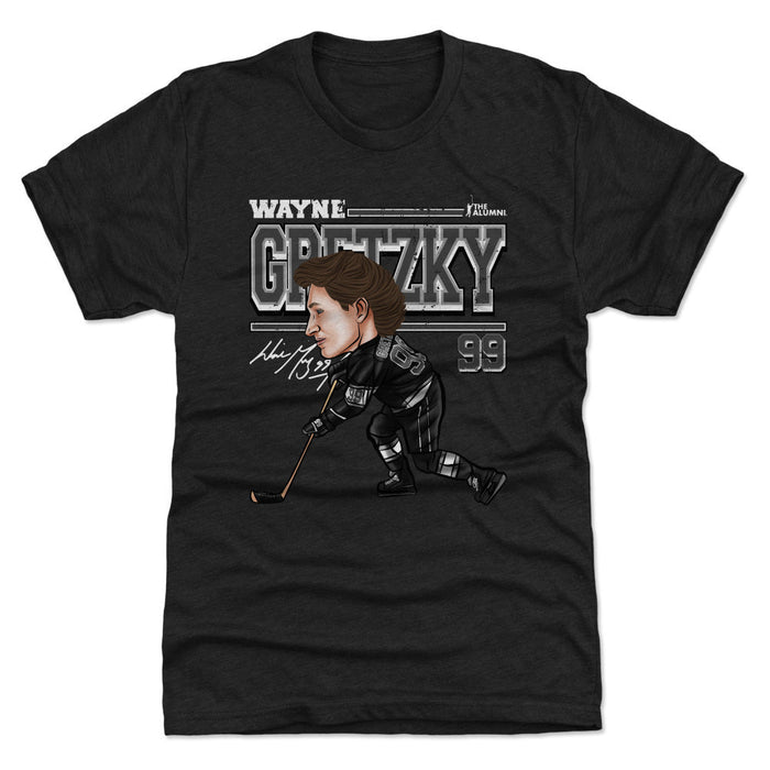 Wayne Gretzky Los Angeles Cartoon WHT