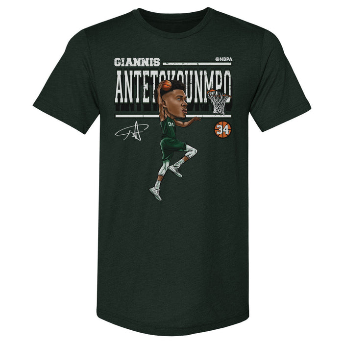 Giannis Antetokounmpo Cartoon WHT