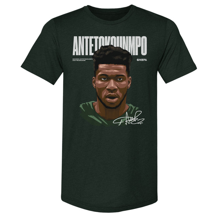 Giannis Antetokounmpo Game Face WHT