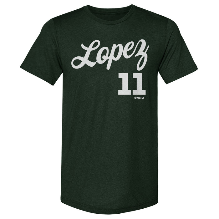 Brook Lopez Milwaukee Script WHT