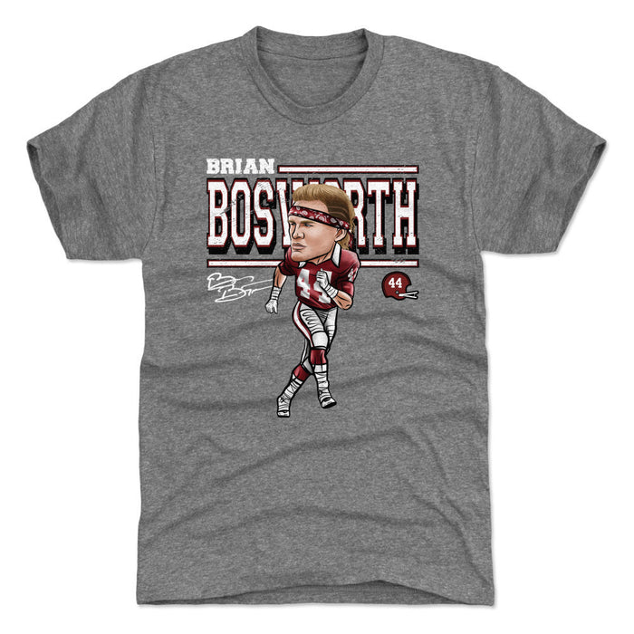 Brian Bosworth Oklahoma Cartoon WHT