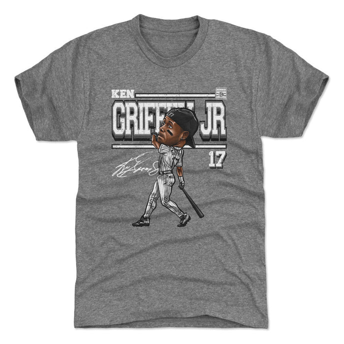 Ken Griffey Jr. Chicago W Cartoon WHT