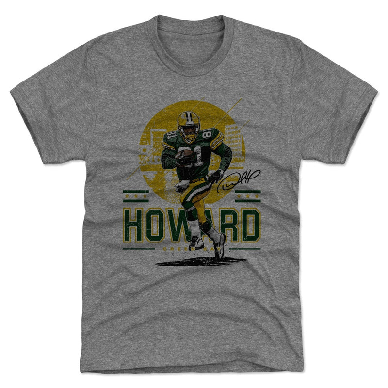 Tri Gray T-Shirt featuring design named Desmond Howard Player Skyline