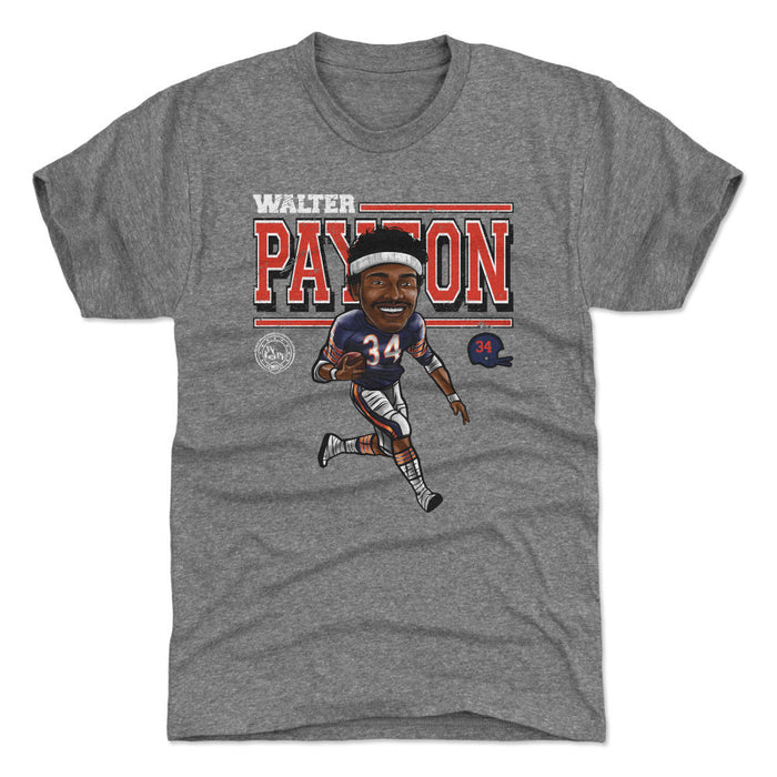 Walter Payton Cartoon WHT