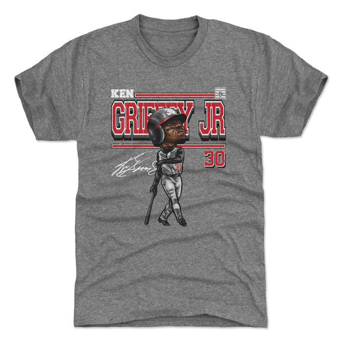 Ken Griffey Jr. Cincinnati Cartoon WHT