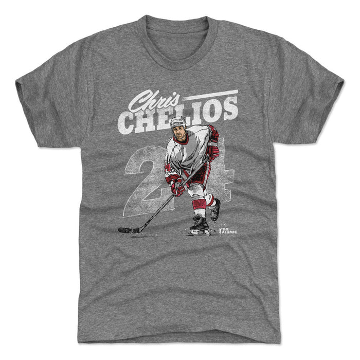 Chris Chelios Detroit Retro WHT