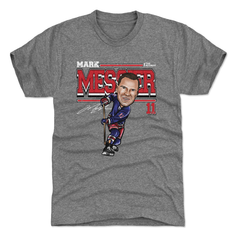 Mark Messier New York R Cartoon WHT — MeTV Mall