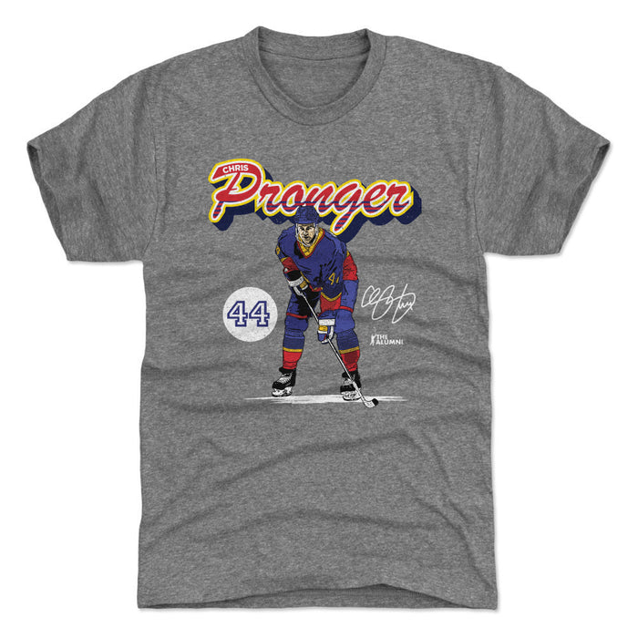 Chris Pronger St. Louis Retro Script WHT
