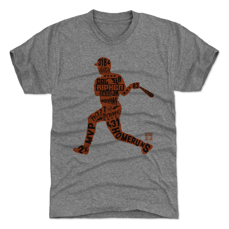 T-Shirt featuring design named Cal Ripken Jr. Letters O, product image 2 of 2