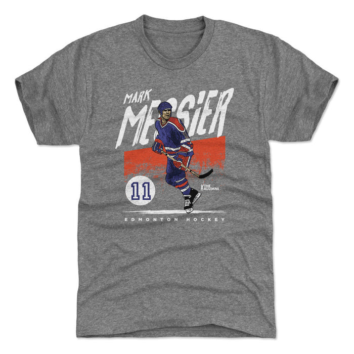 Mark Messier Edmonton Grunge WHT