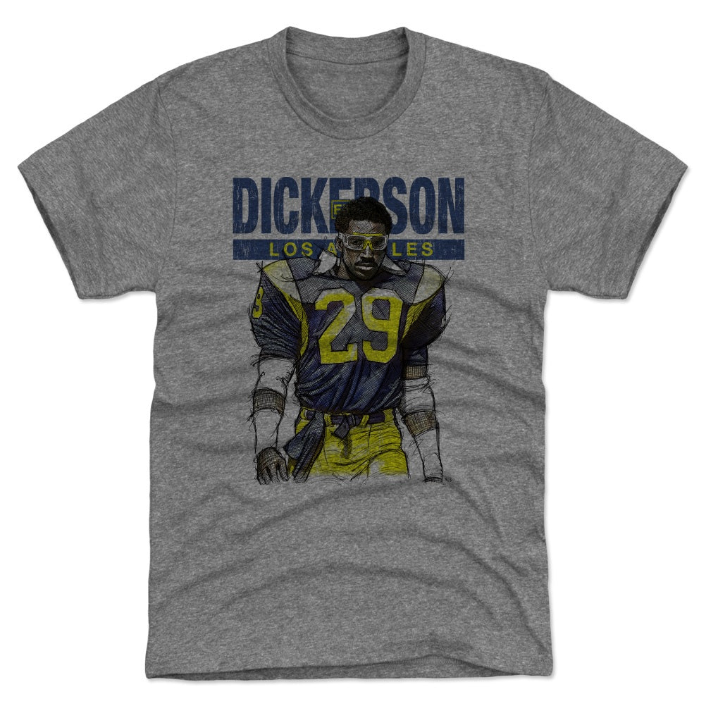 Eric Dickerson Kids Shirt - Los Angeles Football Sketch Tee For Boys & Girls (Soft, Vintage Style)