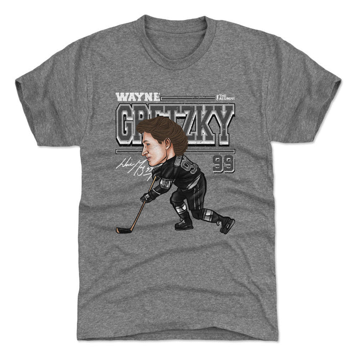 Wayne Gretzky Los Angeles Cartoon WHT