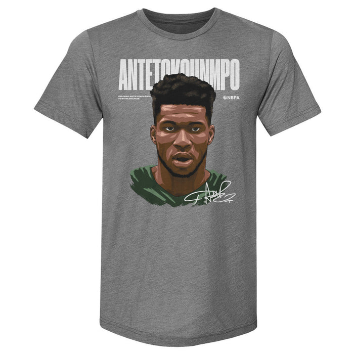 Giannis Antetokounmpo Game Face WHT