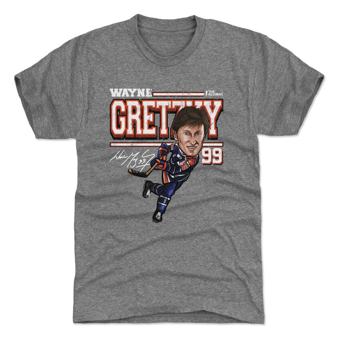 Wayne Gretzky Edmonton Cartoon WHT