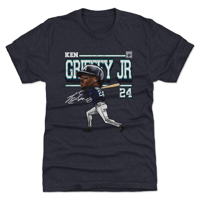 Ken Griffey Jr. Seattle Cartoon WHT