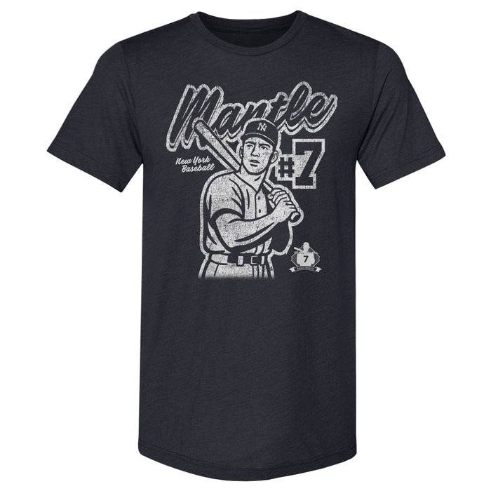 Mickey Mantle New York Y Retro WHT