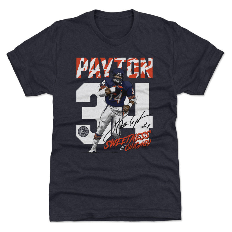 T-Shirt featuring design named Walter Payton Rush W WHT, product image 2 of 2