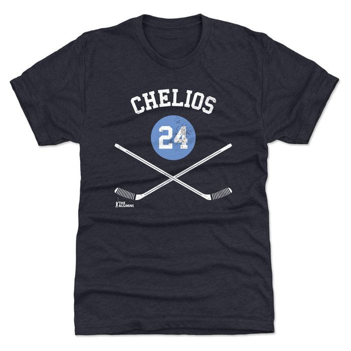 Chris Chelios Atlanta 24 Sticks WHT