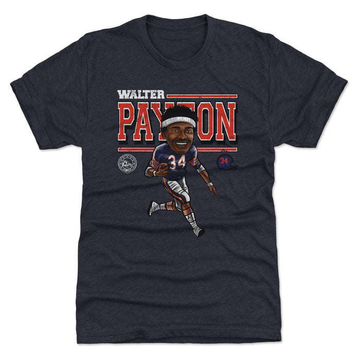 Walter Payton Cartoon WHT