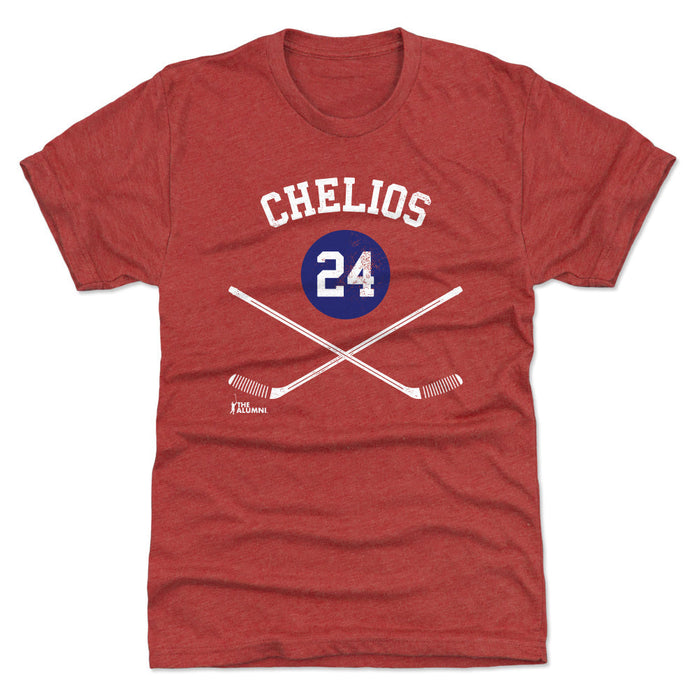 Chris Chelios Montreal 24 Sticks WHT