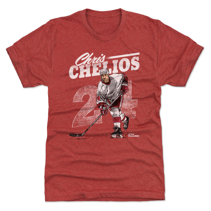 Chris Chelios Detroit Retro WHT