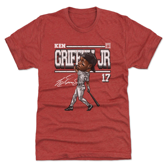 Ken Griffey Jr. Chicago W Cartoon WHT