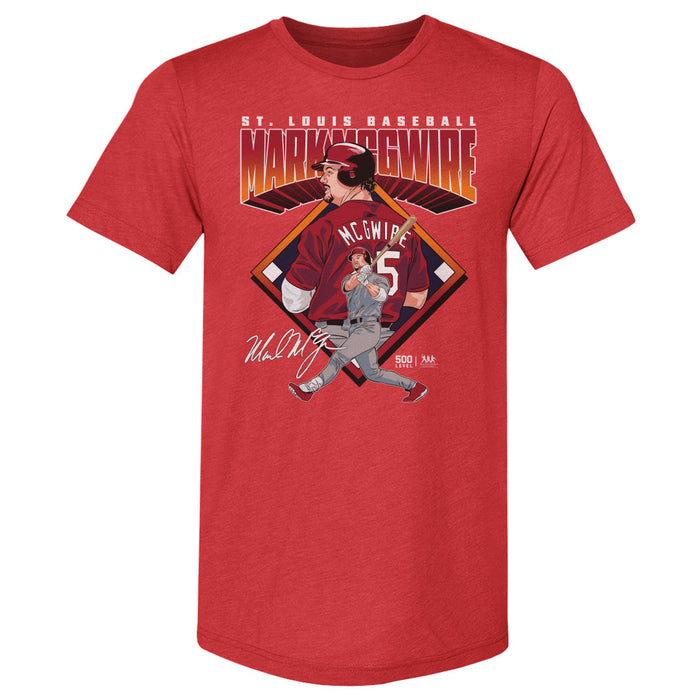 Mark McGwire St. Louis Baseball Diamond WHT