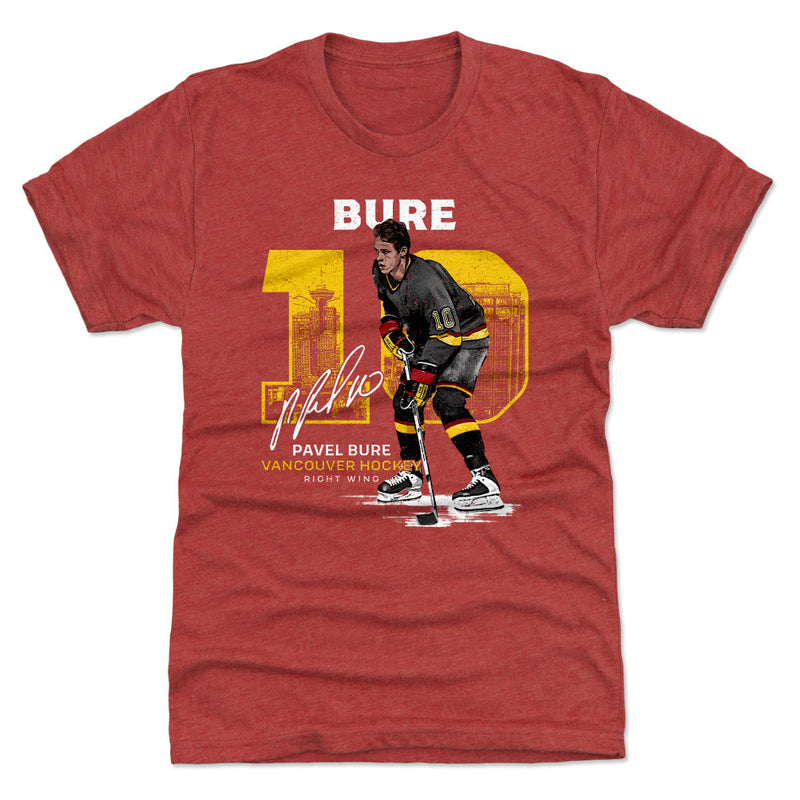Tri Red T-Shirt featuring design named Pavel Bure Throwback Number WHT