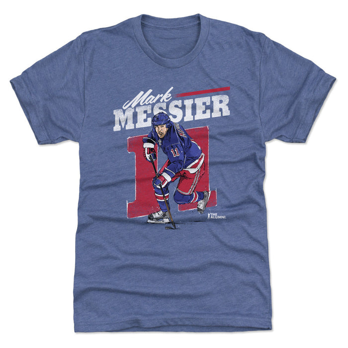 Mark Messier New York R Retro WHT